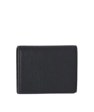 COCCINELLE METALLIC SOFT  Kleine Geldb&ouml;rse aus Leder Schwarz - Brieftaschen Damen - 3