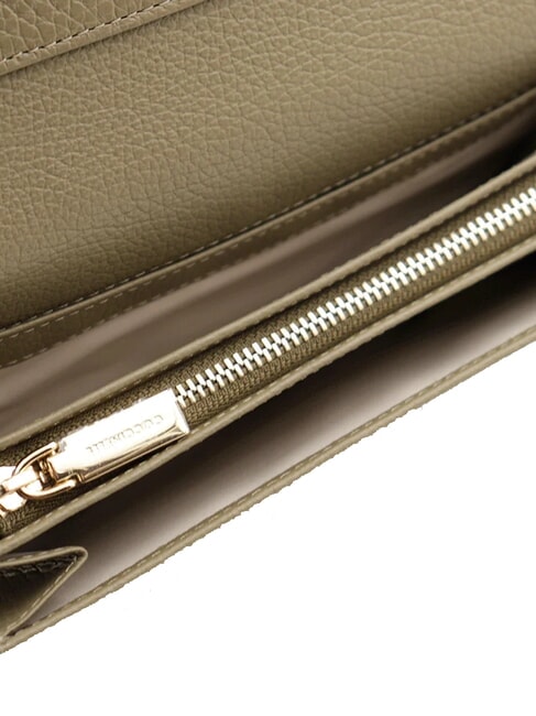 METALLIC SOFT Gro&szlig;es Lederportemonnaie Lorbeergr&uuml;n - Brieftaschen Damen