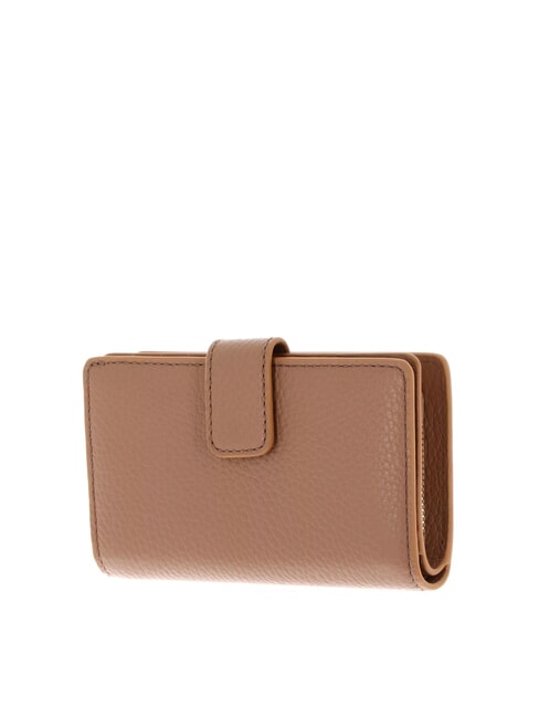 METALLIC SOFT Geldb&ouml;rse aus strukturiertem Leder H&auml;ute - Brieftaschen Damen