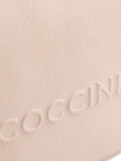 MYRTHA MAXI LOG Einkaufstasche aus geh&auml;mmertem Leder Rosetten - Damentaschen