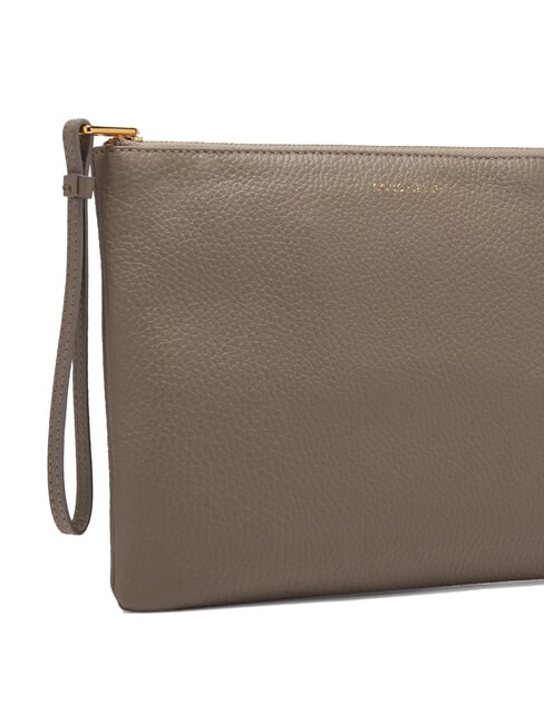 ALIAS Clutch aus Leder mit Manschette warmes Taupe - Damentaschen