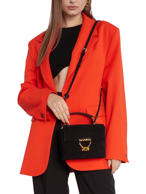 ARLETTIS SUEDE DROPLET Mini-Ledertasche mit Schulterriemen warmes Taupe - Damentaschen