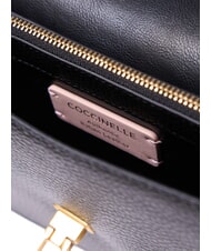 COCCINELLE BEAT SOFT RIBB  Umh&auml;ngetasche aus Leder Schwarz - Damentaschen - 6