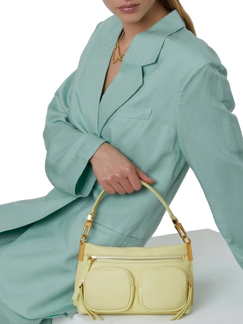 HYLE Handtasche, mit Schultergurt Kalkw&auml;sche - Damentaschen