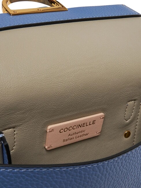 ARLETTIS Signature Mini-Handtasche mit Schultergurt Blau - Damentaschen