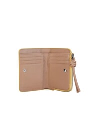 COCCINELLE MYRTHA MAXI LOG Mittelgro&szlig;e Lederbrieftasche mit Rundum-Rei&szlig;verschluss Puder-Pi / Taupe - Brieftaschen Damen - 2