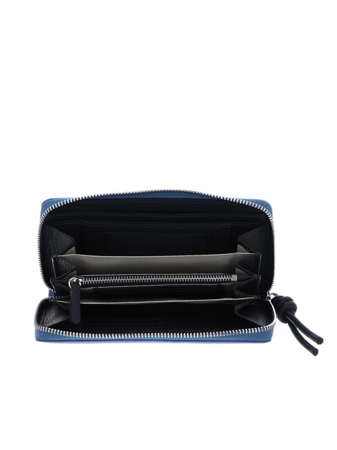 MYRTHA MAXI LOG Gro&szlig;e Lederbrieftasche mit Rundum-Rei&szlig;verschluss moosgr&uuml;n / litschi - Damentaschen