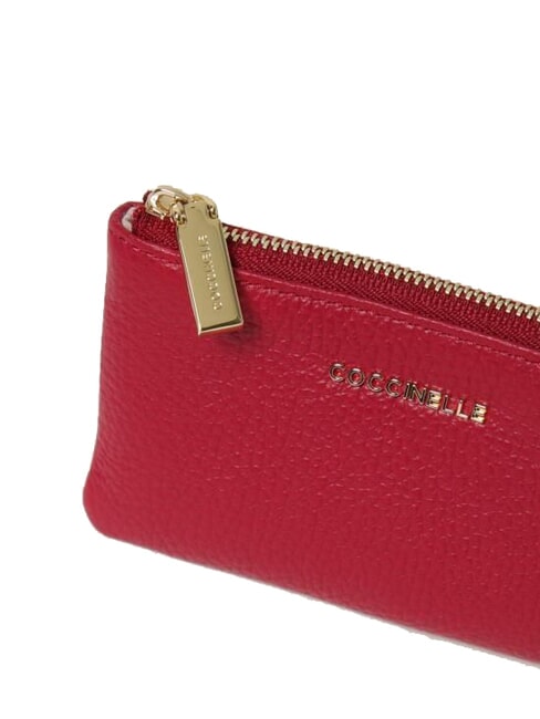 METALLIC SOFT Geldb&ouml;rse mit Umschlag Sangria - Brieftaschen Damen