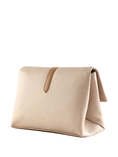 DORIAN BICOLOR Schultertasche aus Leder Rosetten/Haut - Damentaschen