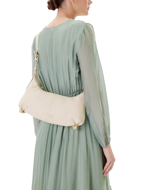 ABIGAIL  Umh&auml;ngetasche aus Leder Wei&szlig; - Damentaschen