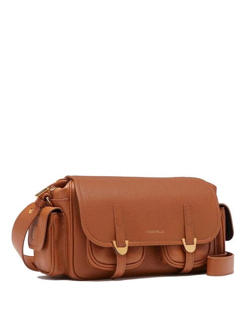 CAMPUS Schultertasche aus geh&auml;mmertem Leder CUIR - Damentaschen