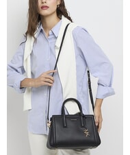 MICHAEL KORS LAILA Lederhandtasche mit Schulterriemen Schwarz - Damentaschen - 6