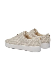 MICHAEL KORS KEATON Sneaker mit Allover-Logoprint Vanille - Damenschuhe - 6