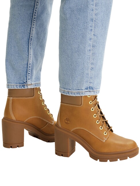 ALLINGTON Lederstiefeletten Vollkornweizen - Damenschuhe