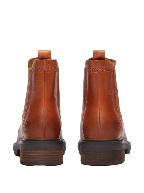 BRIMFIELD Niedrige Lederstiefeletten md brn f grain w dk brn - Damenschuhe