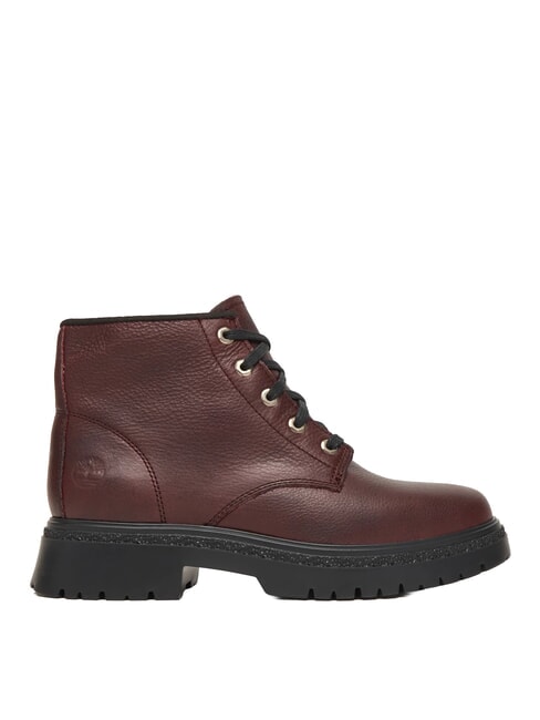 CAMBRIA VALLEY Lederamphibien Burgunderrotes Vollkorn - Damenschuhe