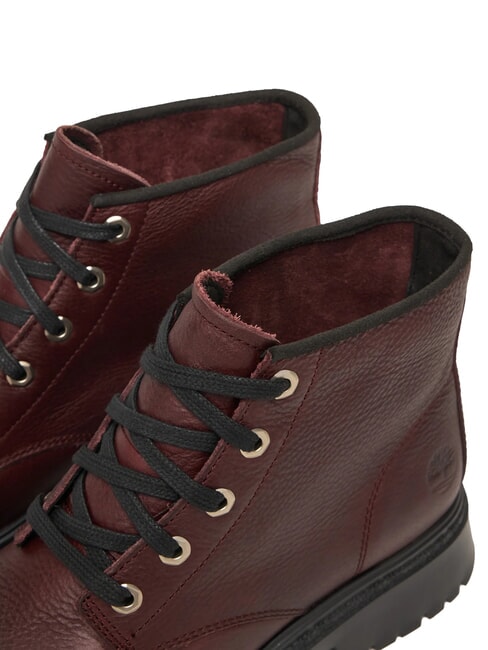 CAMBRIA VALLEY Lederamphibien Burgunderrotes Vollkorn - Damenschuhe