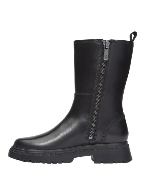 CAMBRIA VALLEY Lederstiefel schwarzes Vollkorn - Damenschuhe