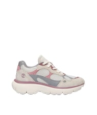 TIMBERLAND HAZEL LANE LOW  nat&uuml;rliches Netzgewebe mit mittlerem Rosa - Damenschuhe - 2