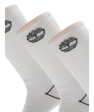 TIMBERLAND BOWDEN Schachtel mit drei Paar Socken Wei&szlig; - Herrensocken/Herrenstr&uuml;mpfe - 2