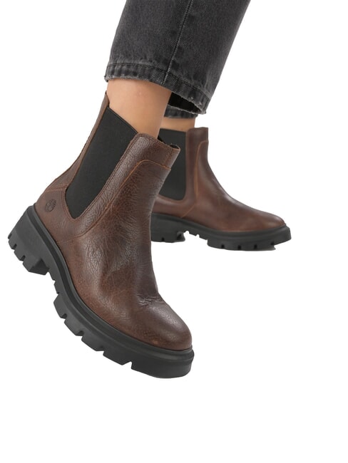 CORTINA VALLEY Lederstiefeletten Blumenerde - Damenschuhe