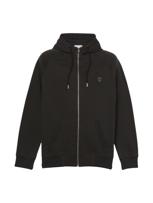 E-R BASIC Sweatshirt mit Rei&szlig;verschluss und Kapuze Schwarz/Pflaster - Sweatshirts Herren