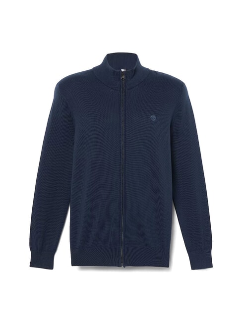 WILLIAMS RIVER Pullover mit Rei&szlig;verschluss dunkler Saphir/dunkler Denim - Herrenpullover