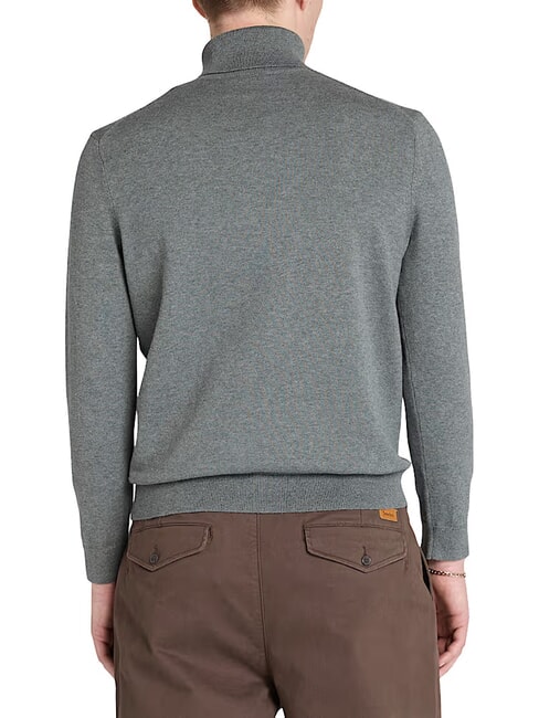 WILLIAMS RIVER Rollkragenpullover dunkel / grau / meliert - Herrenpullover