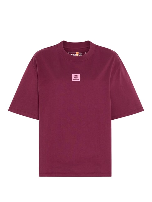 STACK LOGO  Baumwoll-T-Shirt Burgund - T-Shirts und Tops f&uuml;r Damen
