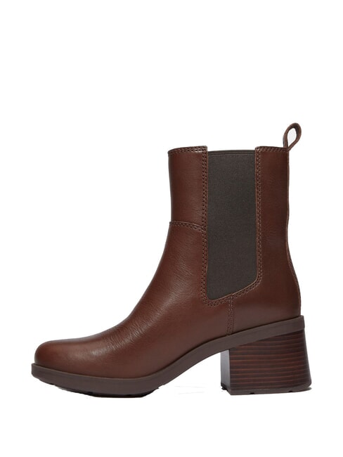 BELLEVAUX Stiefeletten dunkelbraunes Vollnarbenleder - Damenschuhe