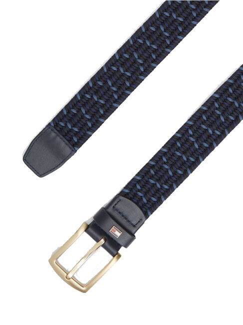 DENTON Geflochtener Gummig&uuml;rtel &Auml;g&auml;isches Meer - G&uuml;rtel