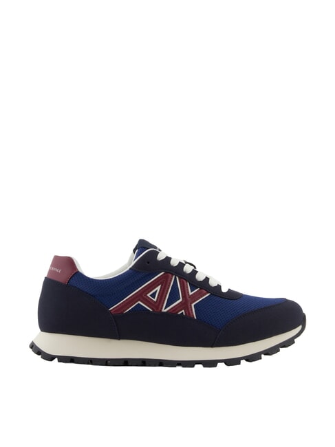 DROP MICROSUEDE Sneaker mit kontrastierendem Logo Tiefblau + Estate Blue + Pomenegr - Herrenschuhe