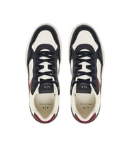 ARMANI EXCHANGE A|X Herren-Sneaker Cremewei&szlig; + Dunkelblau - Herrenschuhe - 4