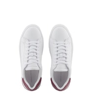ARMANI EXCHANGE A|X Ledersneaker optisches Wei&szlig; + Nut - Damenschuhe - 4