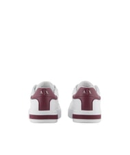 ARMANI EXCHANGE A|X Ledersneaker optisches Wei&szlig; + Nut - Damenschuhe - 3