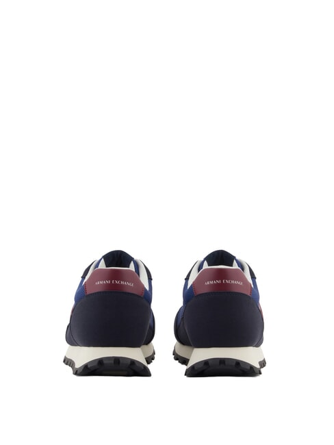 DROP MICROSUEDE Sneaker mit kontrastierendem Logo Tiefblau + Estate Blue + Pomenegr - Herrenschuhe