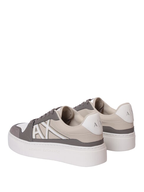AX LOGO Plateau-Sneaker Braunbarsch + Sand - Damenschuhe