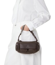 ARMANI EXCHANGE RACHEL Umh&auml;ngetasche mit Taschen hei&szlig;e Schokoladenso&szlig;e - Damentaschen - 5