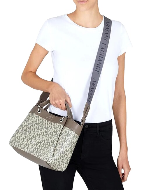 A|X Handtasche mit Schulterriemen Klangsand / brauner Bass - Damentaschen