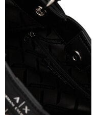 ARMANI EXCHANGE A|X Handtasche mit Schulterriemen Brauner Barsch / Schwarz - Damentaschen - 4