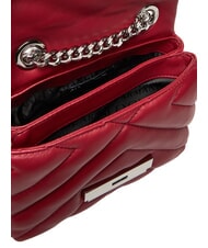 ARMANI EXCHANGE A|X MATELASSE Mini-Umh&auml;ngetasche rote Dahlie - Damentaschen - 4