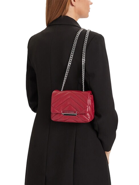 A|X MATELASSE Mini-Umh&auml;ngetasche rote Dahlie - Damentaschen