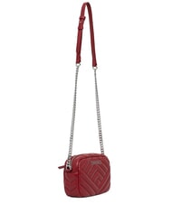 ARMANI EXCHANGE VICTORIA Matelass&eacute;-Schlafzimmertasche rote Dahlie - Damentaschen - 3