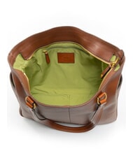 THE BRIDGE LETIZIA Einkaufstasche aus Leder BRAUN - Damentaschen - 5