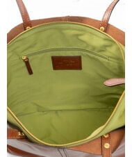 THE BRIDGE LISA Einkaufstasche aus Leder BRAUN - Damentaschen - 5