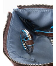 PIQUADRO BLUE SQUARE Schl&uuml;sseletui aus Leder MAHAGONI - Schl&uuml;sselanh&auml;nger und Schl&uuml;sseletuis - 3