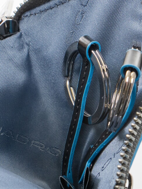 BLUE SQUARE Schl&uuml;sseletui aus Leder Schwarz - Schl&uuml;sselanh&auml;nger und Schl&uuml;sseletuis