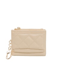 GUESS 4G LOGO Kartenetui mit Karabinerhaken f&uuml;r Schl&uuml;ssel Taupe - Brieftaschen Damen - 3