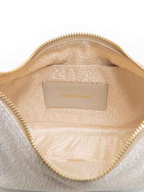 HOBO LUNA MINI ECO LINE Schultertasche wei&szlig;e Baumwolle - Damentaschen