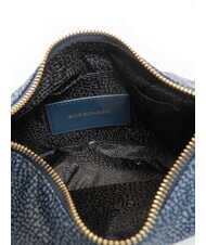 BORBONESE HOBO LUNA MINI ECO LINE Schultertasche blauer Lapislazuli - Damentaschen - 4